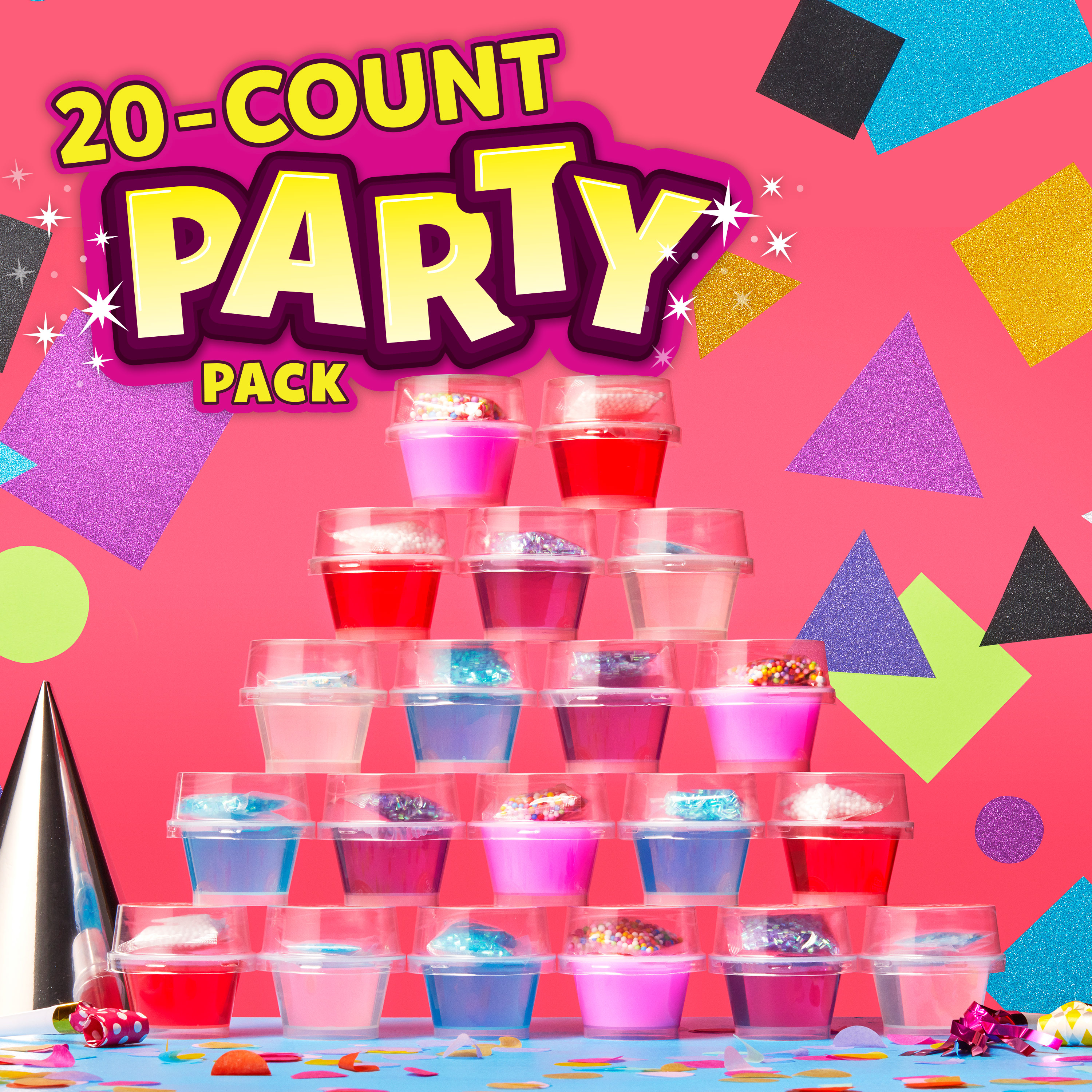 Elmer’s Gue Premade Slime, Slime Kit, Includes Fun, Unique Add-Ins, Party Pack, 20 Count - image 2 of 10