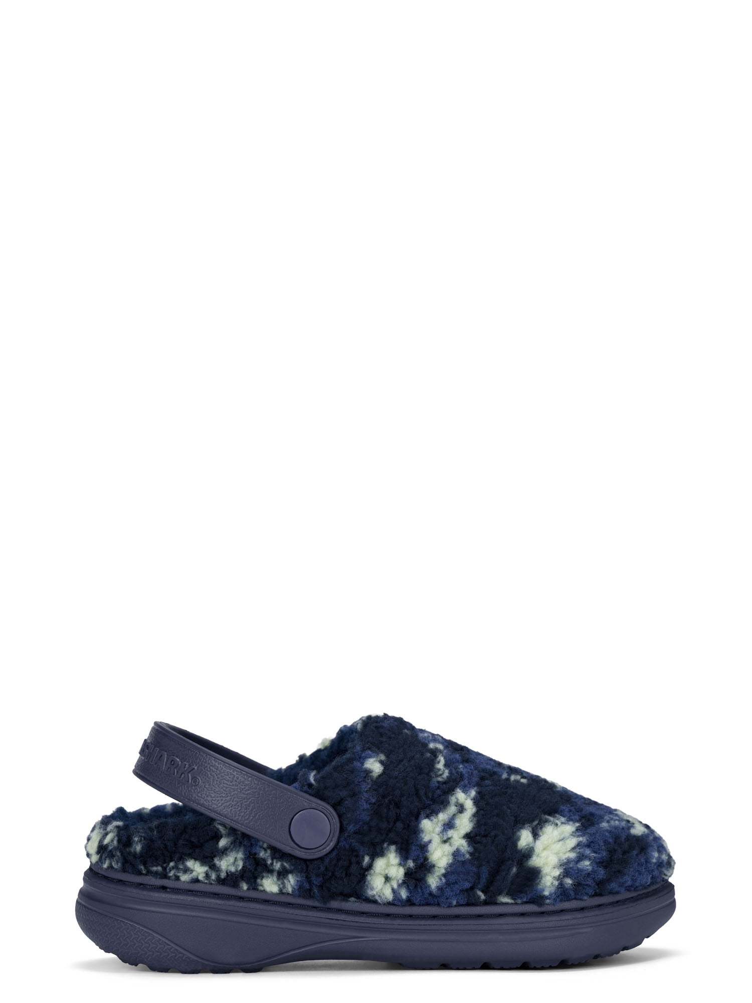 Rugged Shark Toddler & Big Boys Sherpa Fuzzy Clogs