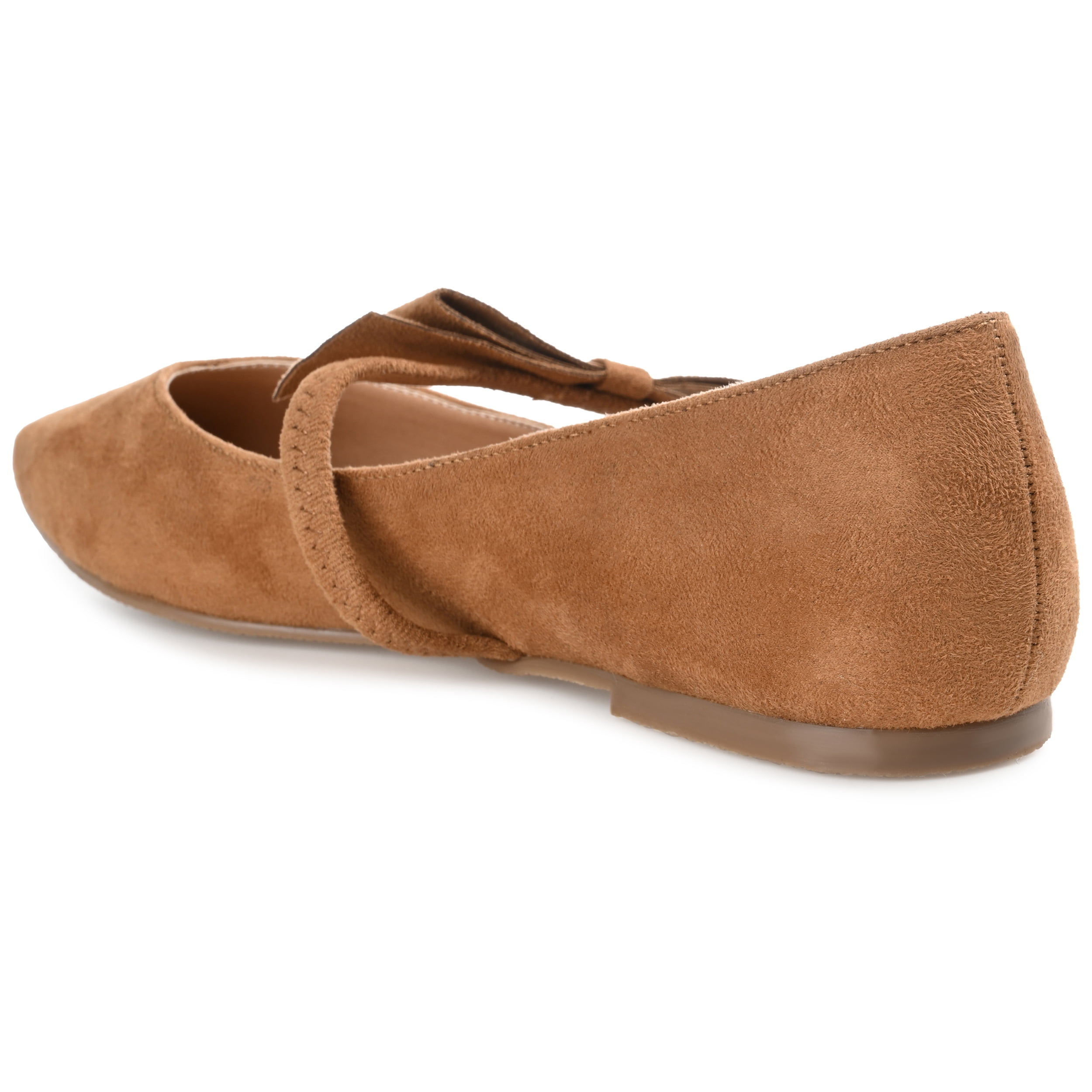 Journee Womens Aizlynn Ballet Pointed Toe Slip On Dress Flats, Widths Available
