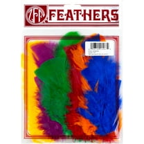 Zucker Turkey Flat Feathers 36/Pkg-Rainbow