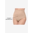 thumbnail image 4 of Secret Solutions Women's Plus Size Power Shaper Firm Control High Waist Shaping Brief, 4 of 6
