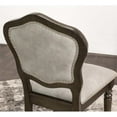 thumbnail image 4 of Bowery Hill 18" Wood Dining Chairs in Distressed Gray (Set of 2), 4 of 6