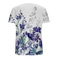thumbnail image 5 of Patlollav Blouses Womens Summer Lace Patchwork Short Sleeve Sexy Tops, 5 of 6