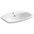 thumbnail image 2 of Kohler K-2351-1 Cimarron 20-3/8" Drop In Bathroom Sink - Grey, 2 of 6