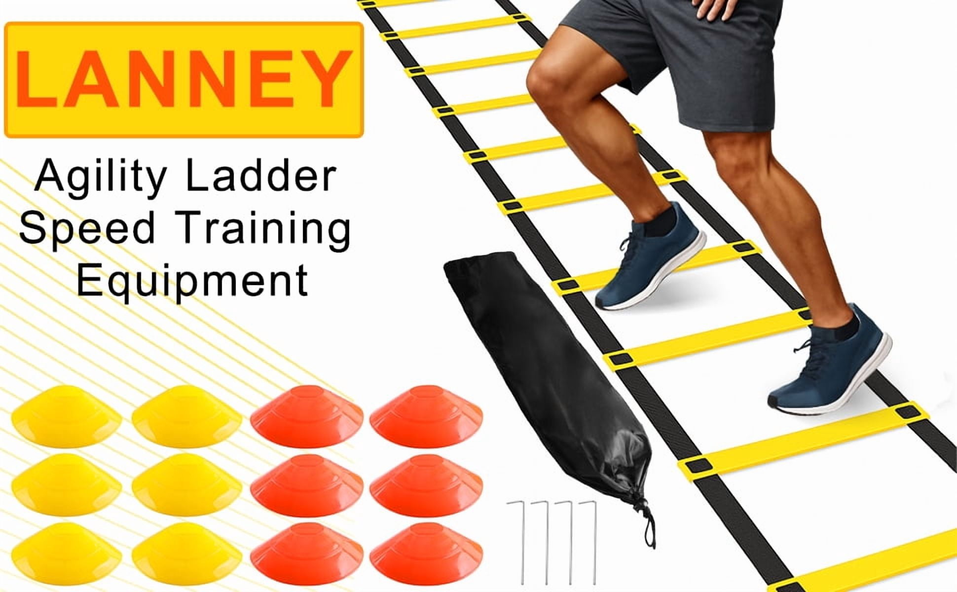 12-Rung Agility Ladder - 20FT Speed Training Equipment For Soccer Football Sports 3 thumbnail image