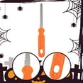 thumbnail image 6 of S SERENABLE Halloween Pumpkin Carving Tool Ergonomic Handle Heavy Duty Convenient Sculpting Knife for Gift Art Crafts Pumpkin Lantern DIY Double Serration, 6 of 8