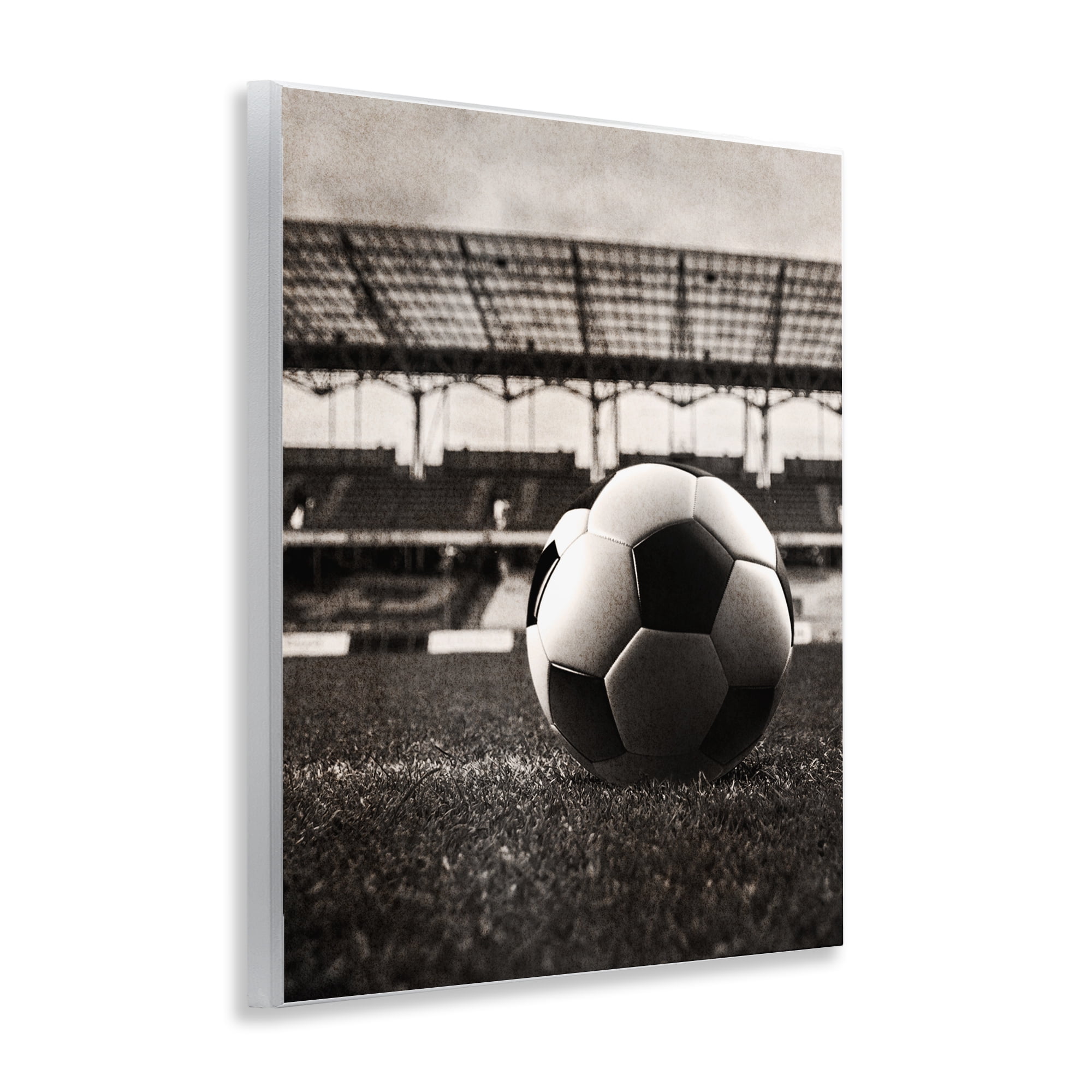 Stupell Industries Vintage Sports Soccer Wall Plaque Art, design by Marcus Prime