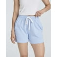 thumbnail image 2 of Real Essentials 3 Pack: Women’s Cotton French Terry Shorts Pockets - Casual Athletic Lounge (Available In Plus), 2 of 6