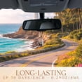 thumbnail image 6 of Air Jungles Hanging Car Air Freshener Diffuser 3 Ct, Golden Holiday Scent of Citrus Amber Vanilla, Long Lasting Up to 150 Days, Car Fragrance Odor Eliminator - Premium Essential Oil, Made in USA, 6 of 8