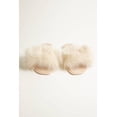 thumbnail image 2 of Ragstock Taupe Fluffy Slides, 2 of 4
