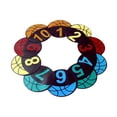 thumbnail image 3 of Almencla Basketball Markers Non Slip Practice Gym PVC Soccer Skill Training Mats 1 to 10, 3 of 8