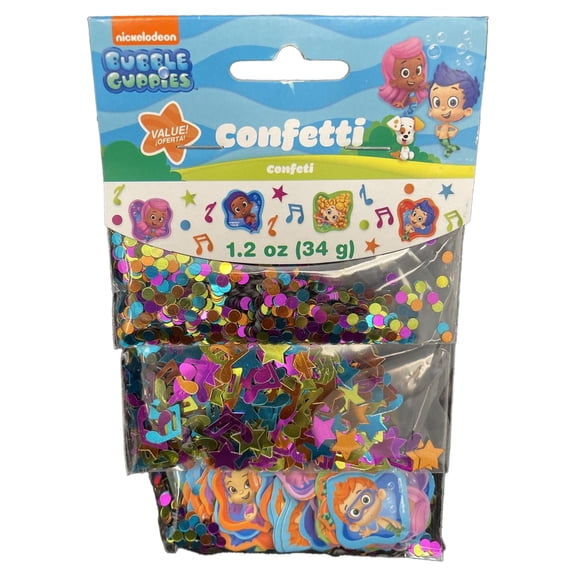 BUBBLE GUPPIES CONFETTI VALUE PACK ~ Birthday Party Supplies Decorations Foil