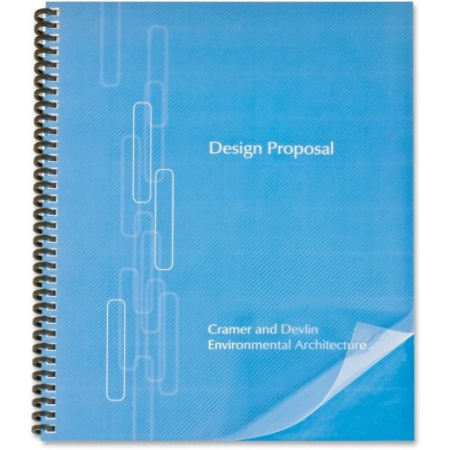 GBC Lined Design Binding Presentation Covers For Letter 8 1/2" x 11