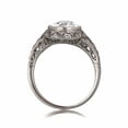 thumbnail image 2 of Bezel Set Antique Diamond Wedding Ring 2.2 Ct Diamond 14K White Gold Over, 2 of 2