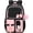 Black Pink, variant on Cute School Backpack for Teenagers Bookbags Waterproof Lightweight Casual Daypack Large Capacity Travel Schoolbag with Pompom, Back to School Supplies