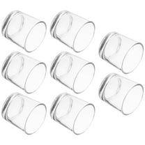 HOMEMAXS  8 Pcs Votive Candle Holders for Pillar Candles Glass Delicate