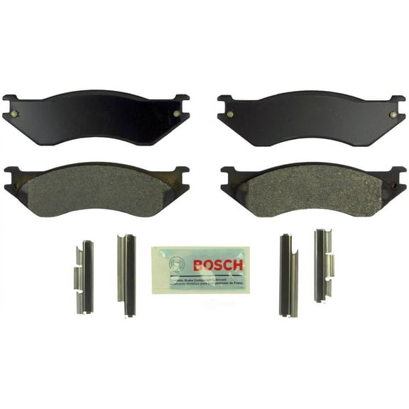 Bosch BE758H Bosch Blue Semi-Metallic Brake Pads with Hardware