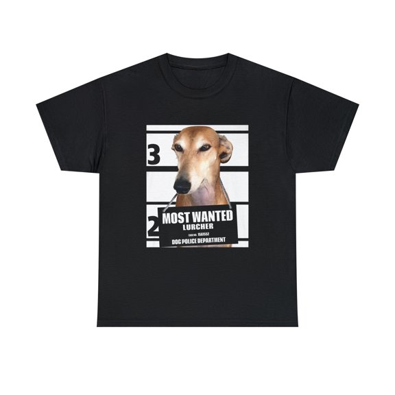 Most Wanted Lurcher Cute Funny Dogs T-Shirt