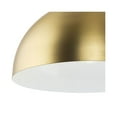 thumbnail image 4 of Perimeter Collection One-Light Brushed Gold Mid-Century Modern Pendant with metal Shade, 4 of 11