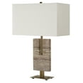 thumbnail image 5 of Uttermost Turning Point Travertine Table Lamp in Brown, 5 of 8