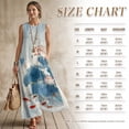 thumbnail image 7 of Xixirimido Lotus Flower Leaf Koi Fish Print Women Maxi Dresses Casual Summer Dresses Tank Long Flowy Sleeveless Sundresses with Pockets Beach Vacation Outfits, Size XXL, 7 of 7