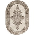 thumbnail image 2 of Rugs.com Hermitage Collection Rug – 4' x 6' Oval Chocolate Brown Medium Rug Perfect For Living Rooms, Large Dining Rooms, Open Floorplans, 2 of 9