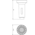 thumbnail image 2 of Vaporisateur de Robinet de Cuisine Tête de Pulvérisation Extractible 2 Fonctions 2 Fonctions Pièces de Rechange pour Évier Accessoire de Lavage, 2 of 4
