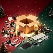 Christmas Mystery Electronic Gift Box, 3-20 Electronic Gadgets Tech Gadgets Surprise Set