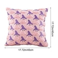 thumbnail image 3 of Cute Witch Hat Ghost Throw Pillow Cover, 3D Textured Halloween Square Cushion Case, Farmhouse Fall Sofa Decorative Pillowcase, 3 of 6