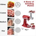 thumbnail image 5 of 1 Juego de Accesorios para Picadora de Carne de Metal para Todas las Batidoras de Pie y ., 5 of 5