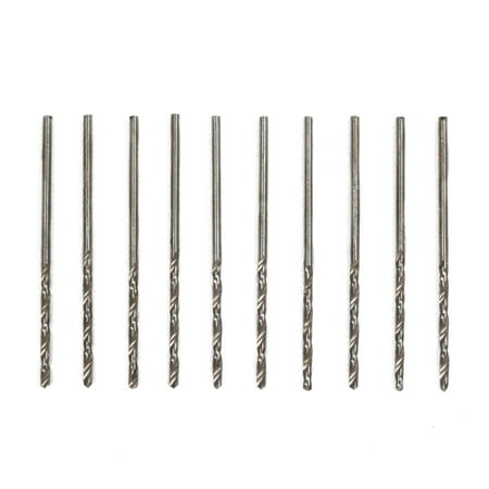0.5 Inch High Speed Drill - High Speed Steel Drill Bits 1/16 Inch Shank 10pc 50