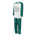 thumbnail image 3 of Meihuid Christmas Pajamas for Family 2023 Family Christmas Pjs Matching Sets Plaid Family Christmas Pajamas Sleepwear, 3 of 10