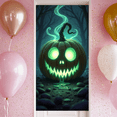 thumbnail image 5 of Glowing Pumpkin Halloween Banner Scary Face Decorative Design for Halloween Party Indoor Outdoor Decorations, 5 of 9