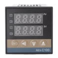 thumbnail image 4 of PID Temperature Controller, 0-400 Degrees Celsius  3 Pieces Digital PID Thermostat Set Quick Response Fast Temperature Control  For Chicken House 25A,40A, 4 of 8
