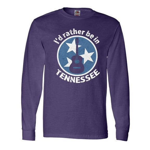 Inktastic I'd Rather Be in Tennessee Long Sleeve T-Shirt