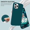 thumbnail image 3 of IBAOLEA Compatible for iPhone 12 Pro Max Case 6.7" 5G Liquid Silicone Soft Gel Rubber Slim Thin Microfiber Lining Cushion Texture Cover Protective Phone Cases for iPhone 12 Pro Max 2020 Teal, 3 of 9