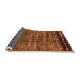 thumbnail image 2 of Ahgly Company Indoor Square Solid Orange Modern Area Rugs, 7' Square, 2 of 4