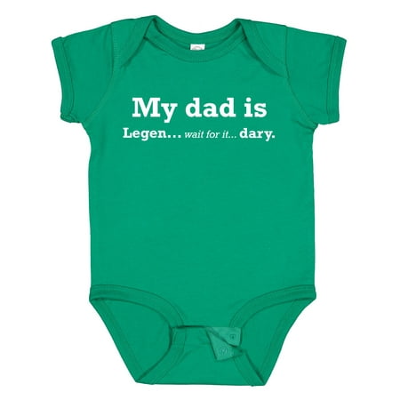 

Inktastic My Dad is Legendary Gift Baby Boy or Baby Girl Bodysuit