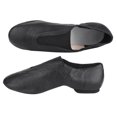thumbnail image 3 of Zapatos de baile de jazz de piel sintética negra para mujer: ropa de baile social para adultos, talla 38, 3 of 8