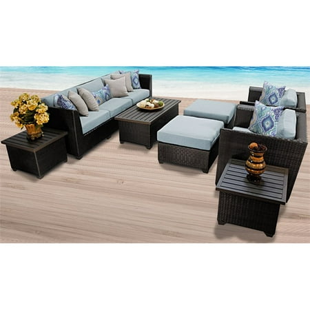 Barbados 10 Piece Outdoor Wicker Patio Furniture Set 10c Walmart