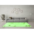 thumbnail image 3 of Ahgly Company Indoor Rectangle Abstract Green Modern Area Rugs, 5' x 8', 3 of 4