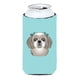 thumbnail image 1 of Tablero de ajedrez Azul Gris Plata Shih Tzu Tall Boy Bebida Aislador Hugger Bb1188Tbc, 1 of 1
