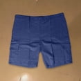 thumbnail image 5 of pstuiky Pantalones cortos de gimnasio, Pantalones cortos casuales de lino para hombre, con múltiples bolsillos, rectos, de color liso, cómodos y transpirables. Pantalones cortos de baloncesto, 5 of 5