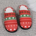 thumbnail image 6 of Christmas Slippers House Shoes for Women Fluffy Soft Cozy Bedroom Cartoon Plush Cute Slippers for Indoor Outdoor Use, 6 of 6