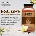 thumbnail image 7 of Spazazz SPZ-110 Escape Aromatherapy Crystals Salt Container, 22-Ounce, White Musk Jasmine Vanilla Soothe, 7 of 7