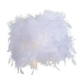 thumbnail image 4 of STARTIST Feather Lamp Shade Accessory for Ceiling Light for Wedding Living Room Party Length 25cm, 4 of 9