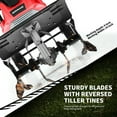 thumbnail image 2 of Gymax 14-Inch 10 Amp Corded Electric Tiller and Cultivator 9'' Tilling Depth Red, 2 of 10