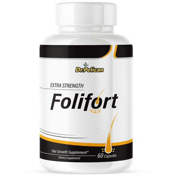 Folifort- Hair Growth & Hair/ Follicles Treatment- 60 Capsules- Dr. Pelican