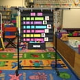 thumbnail image 4 of OUNONA Black Classroom Calendar Pocket Chart Wall Organizer for Sentence Strips, Word Cards, and Educational Materials, 4 of 4