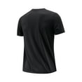 thumbnail image 5 of Coorders George Men's Quick-Dry Moisture-Wicking T-Shirt，Gym Training & Outdoor Hiking Shirt with 4-Way Stretch , Black, XXXXL, 5 of 6